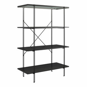 Ameriwood Home Vance 4-Shelf Bookcase - Black Oak