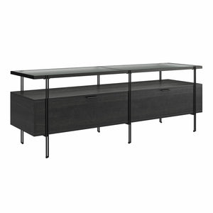 Ameriwood Home Vance TV Stand for TVs up to 60" - Black Oak