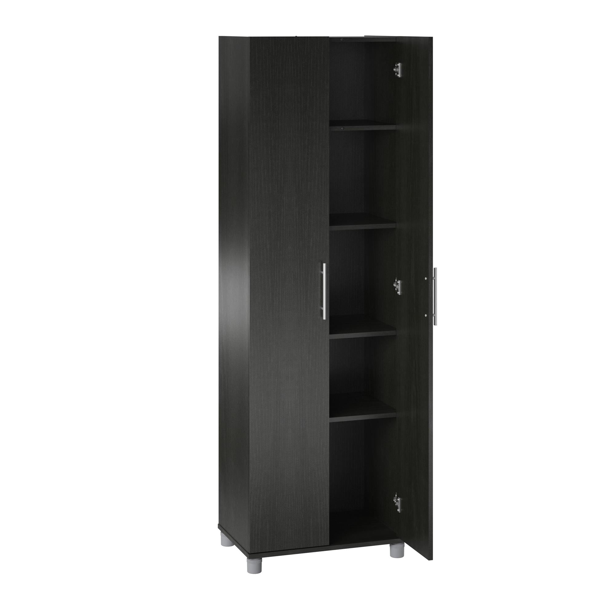 Systembuild Evolution Camberly 24" Utility Storage Cabinet - Black Oak
