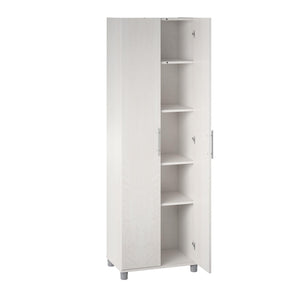 Systembuild Evolution Camberly 24" Utility Storage Cabinet - Ivory Oak