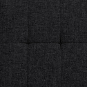 DHP Haven Small Space Sectional Sofa Futon, Dark Gray Linen - Dark Gray