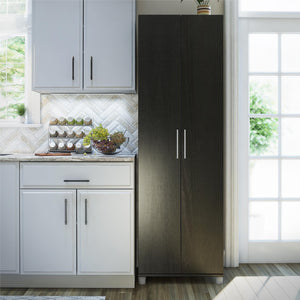 Systembuild Evolution Camberly 24" Utility Storage Cabinet - Black Oak