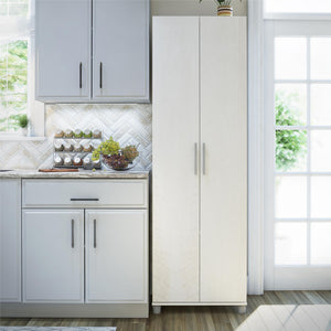 Systembuild Evolution Camberly 24" Utility Storage Cabinet - Ivory Oak