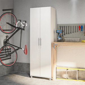 Systembuild Evolution Camberly 24" Utility Storage Cabinet - Ivory Oak