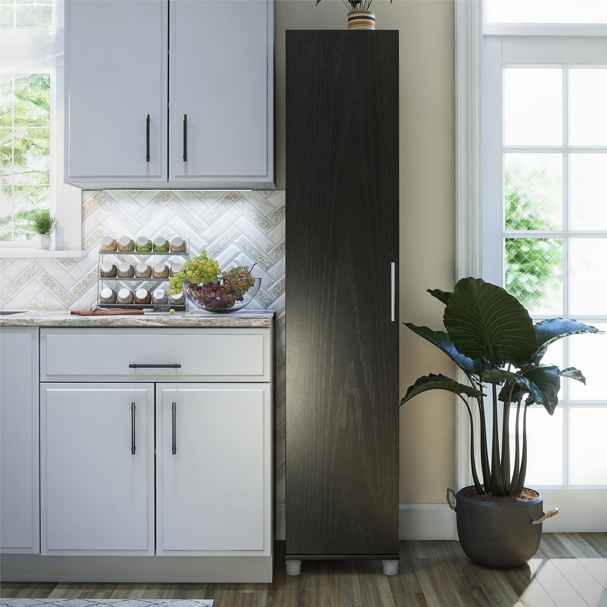 Systembuild Evolution Camberly 16" Utility Storage Cabinet - Black Oak