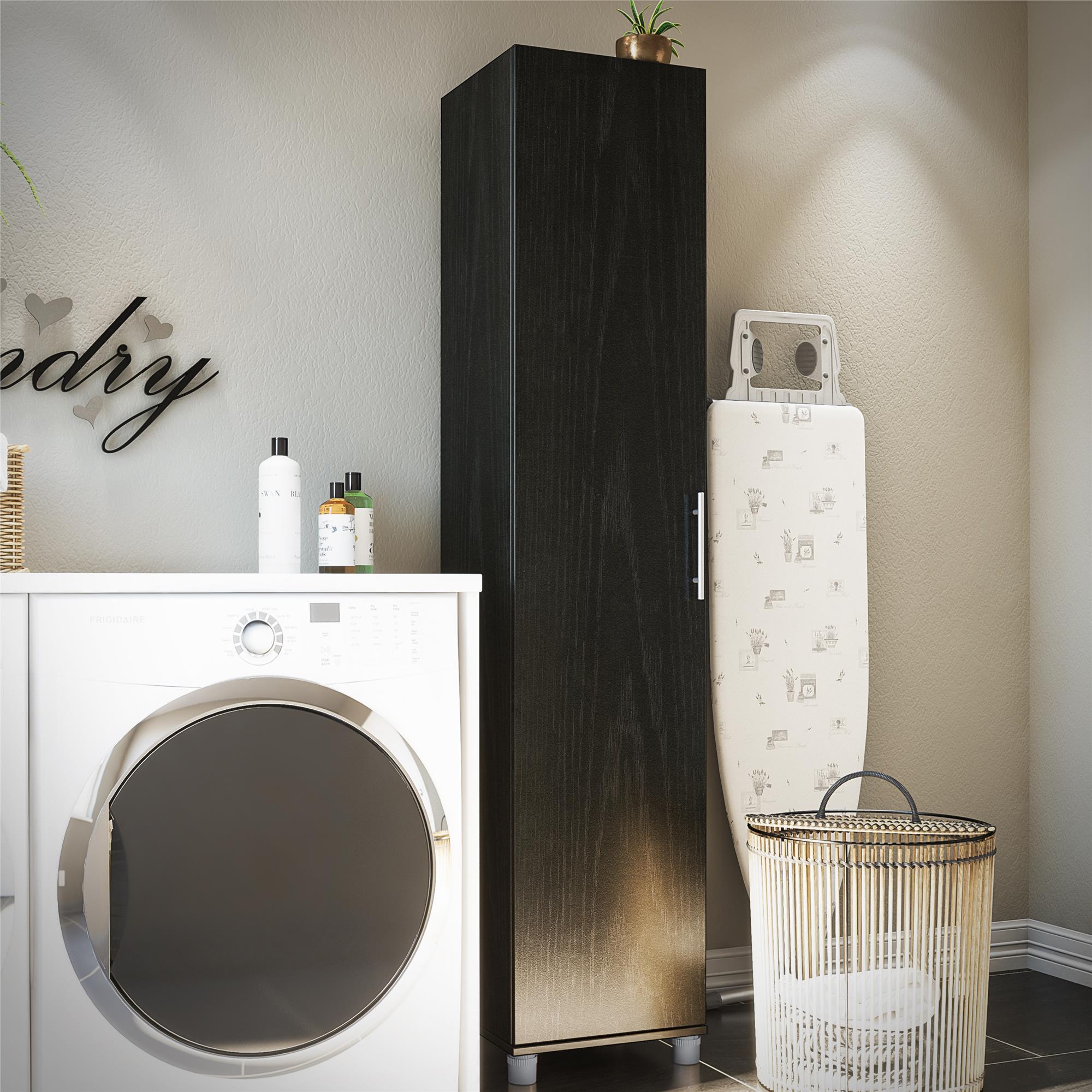 Systembuild Evolution Camberly 16" Utility Storage Cabinet - Black Oak