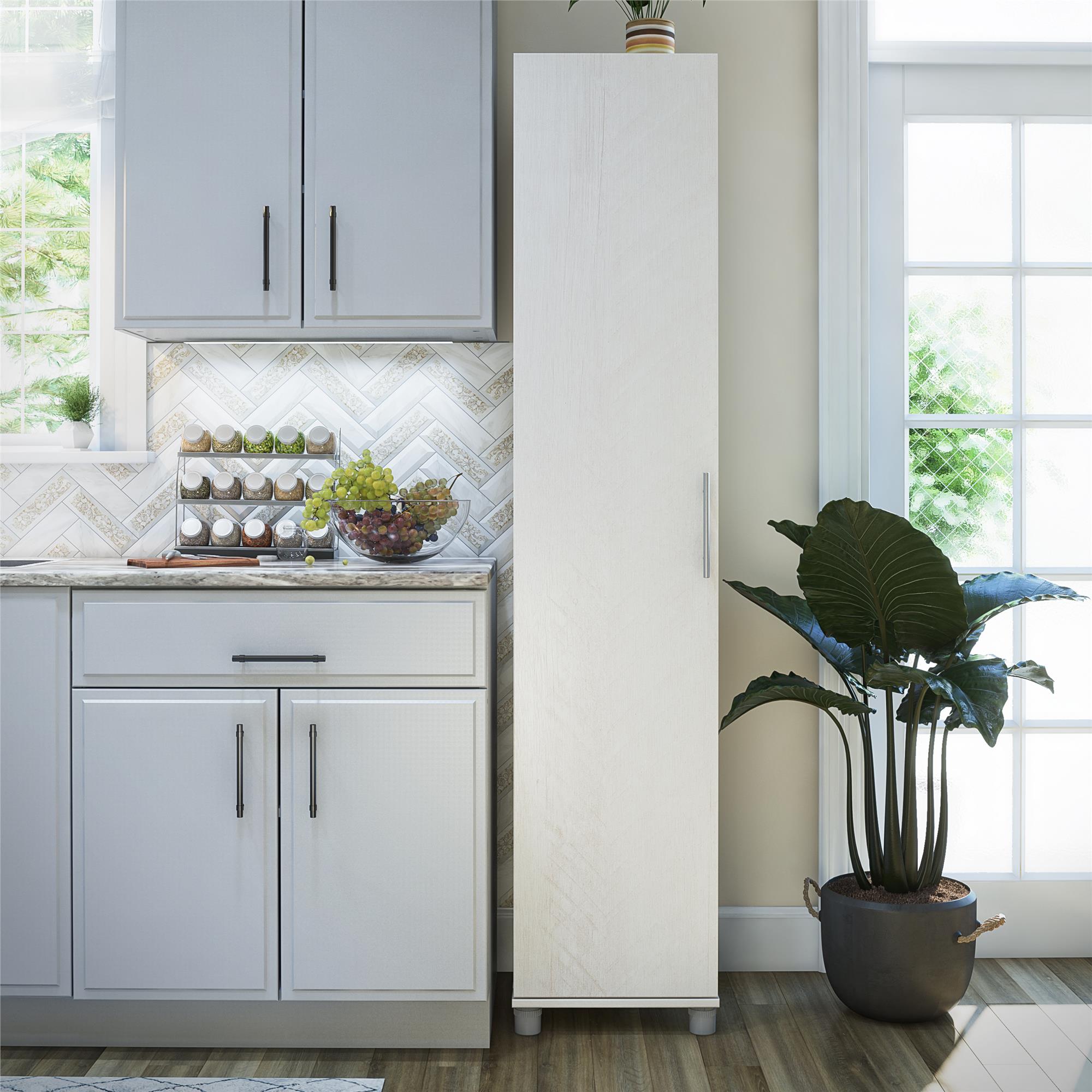 Systembuild Evolution Camberly 16" Utility Storage Cabinet - Ivory Oak