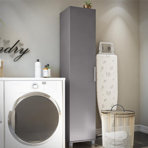 Systembuild Evolution Camberly 16" Utility Storage Cabinet - Graphite Grey