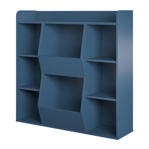 Ameriwood Home Tyler Kids Large Toy Storage Bookcase - Navy