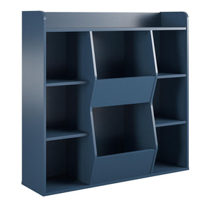 Ameriwood Home Tyler Kids Large Toy Storage Bookcase - Navy
