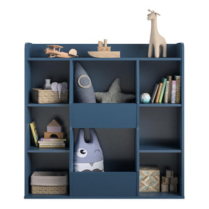Ameriwood Home Tyler Kids Large Toy Storage Bookcase - Navy