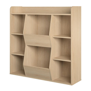 Ameriwood Home Tyler Kids Large Toy Storage Bookcase - Blonde Oak