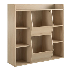 Ameriwood Home Tyler Kids Large Toy Storage Bookcase - Blonde Oak