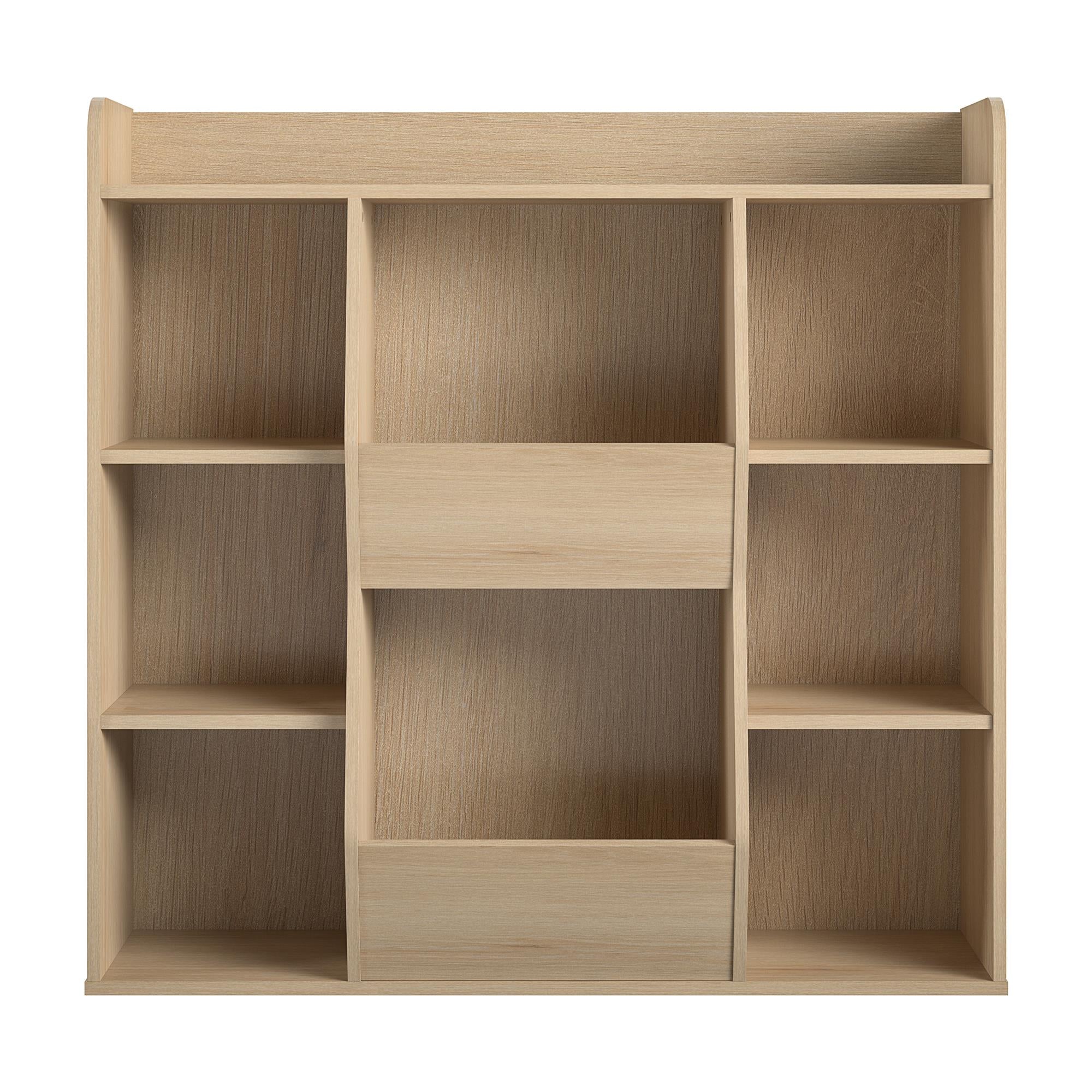 Ameriwood Home Tyler Kids Large Toy Storage Bookcase - Blonde Oak
