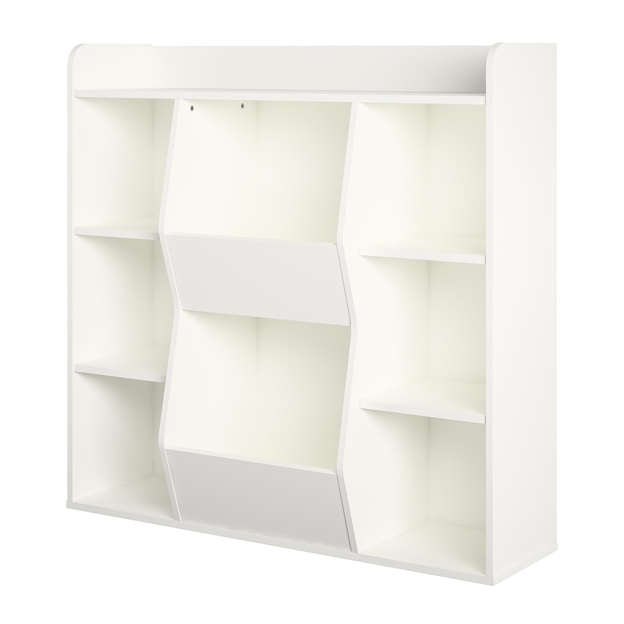 Ameriwood Home Tyler Kids Large Toy Storage Bookcase - White