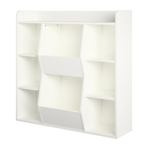 Ameriwood Home Tyler Kids Large Toy Storage Bookcase - White