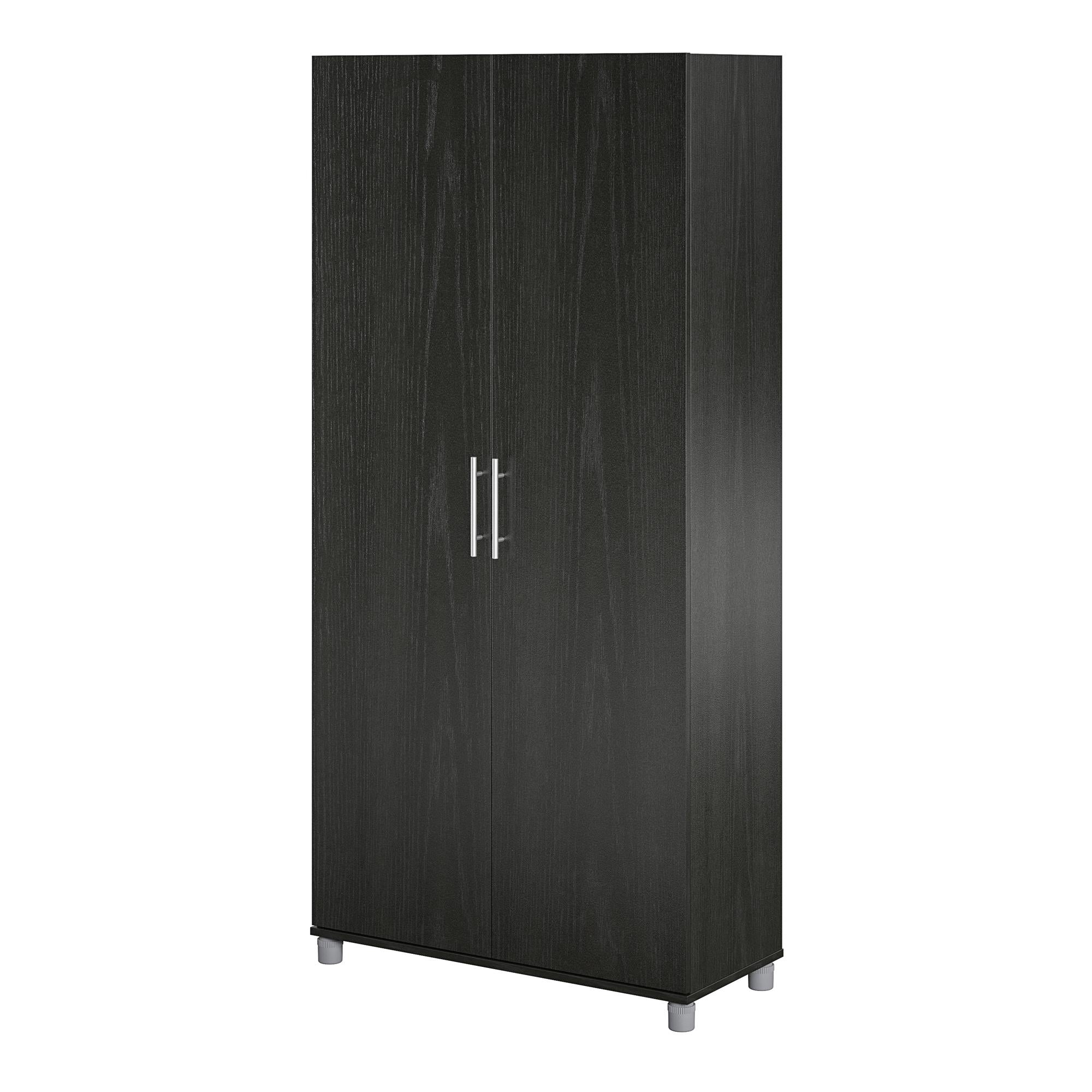 Systembuild Evolution Camberly 36" Utility Storage Cabinet - Black Oak