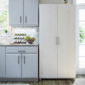 Systembuild Evolution Camberly 36" Utility Storage Cabinet - Ivory Oak