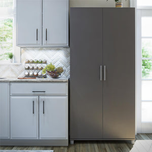 Systembuild Evolution Camberly 36" Utility Storage Cabinet - Graphite Grey