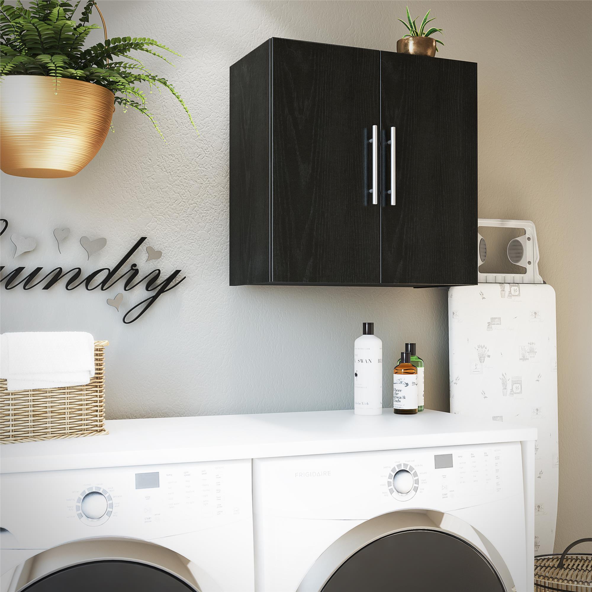 Systembuild Evolution Camberly 24" Wall Cabinet - Black Oak