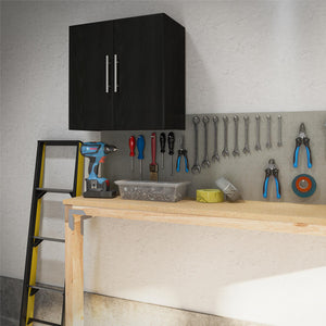 Systembuild Evolution Camberly 24" Wall Cabinet - Black Oak