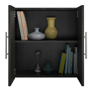 Systembuild Evolution Camberly 24" Wall Cabinet - Black Oak