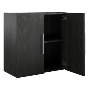 Systembuild Evolution Camberly 24" Wall Cabinet - Black Oak