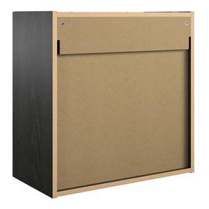 Systembuild Evolution Camberly 24" Wall Cabinet - Black Oak