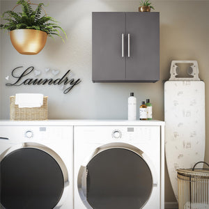 Systembuild Evolution Camberly 24" Wall Cabinet, Graphite Gray - Graphite Grey