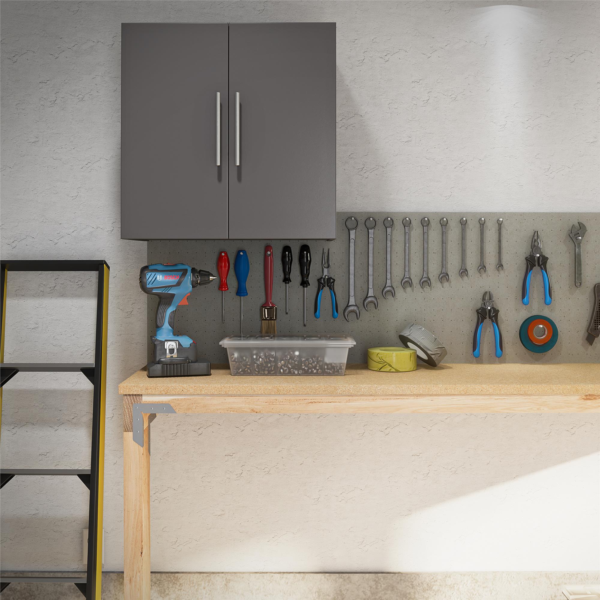 Systembuild Evolution Camberly 24" Wall Cabinet, Graphite Gray - Graphite Grey