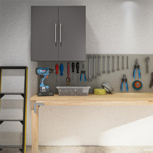Systembuild Evolution Camberly 24" Wall Cabinet, Graphite Gray - Graphite Grey