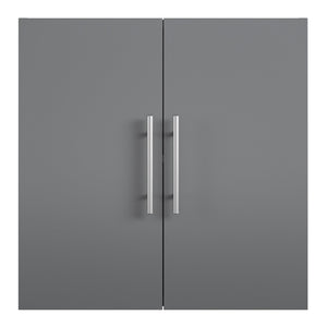 Systembuild Evolution Camberly 24" Wall Cabinet, Graphite Gray - Graphite Grey