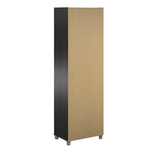 Systembuild Evolution Camberly 4 Door/1 Drawer Storage Cabinet - Black Oak