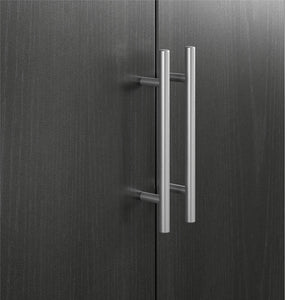 Systembuild Evolution Camberly 4 Door/1 Drawer Storage Cabinet - Black Oak
