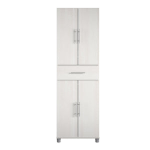 Systembuild Evolution Camberly 4 Door/1 Drawer Storage Cabinet - Ivory Oak