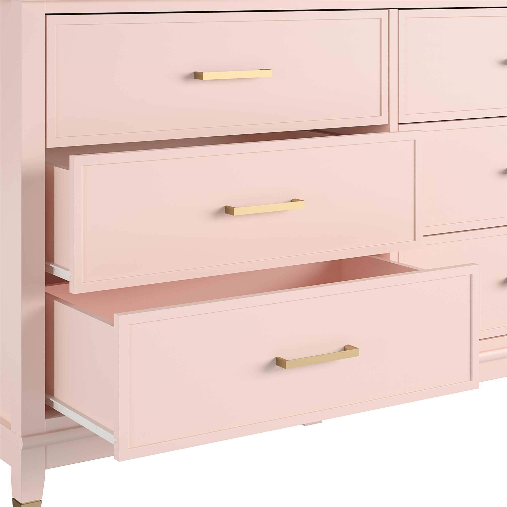 CosmoLiving Westerleigh 6 Drawer Dresser - Pink