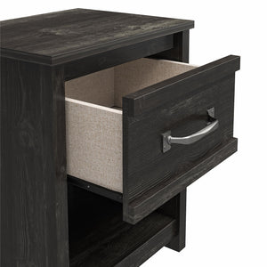 Ameriwood Home Draven Nightstand - Black Oak