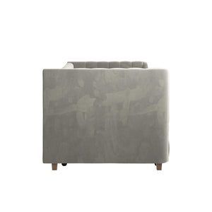 Max & Finn Valentina Upholstered Daybed and Trundle - Gray - Twin