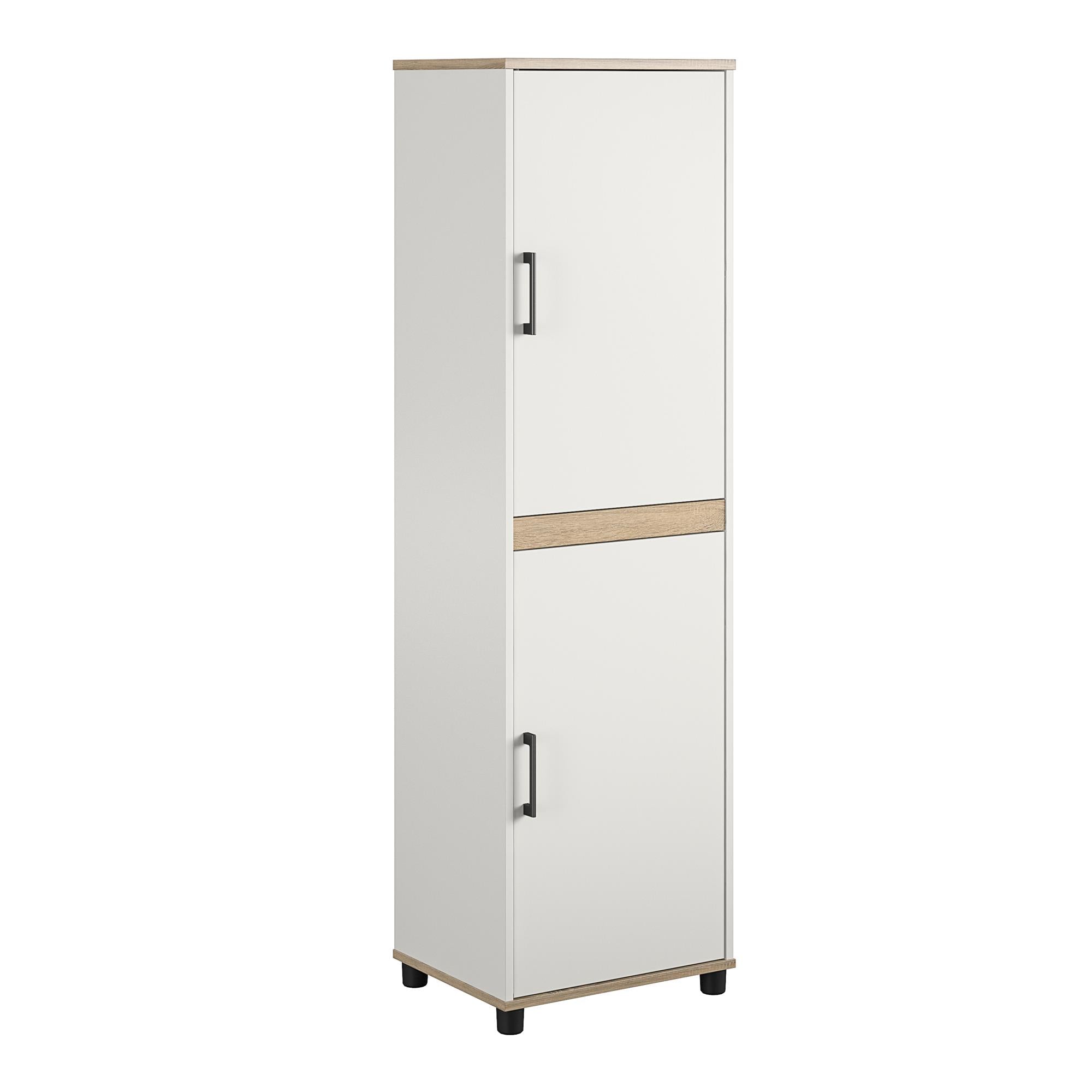 SystemBuild Evolution Whitmore 2 Door Kitchen Pantry Cabinet - White