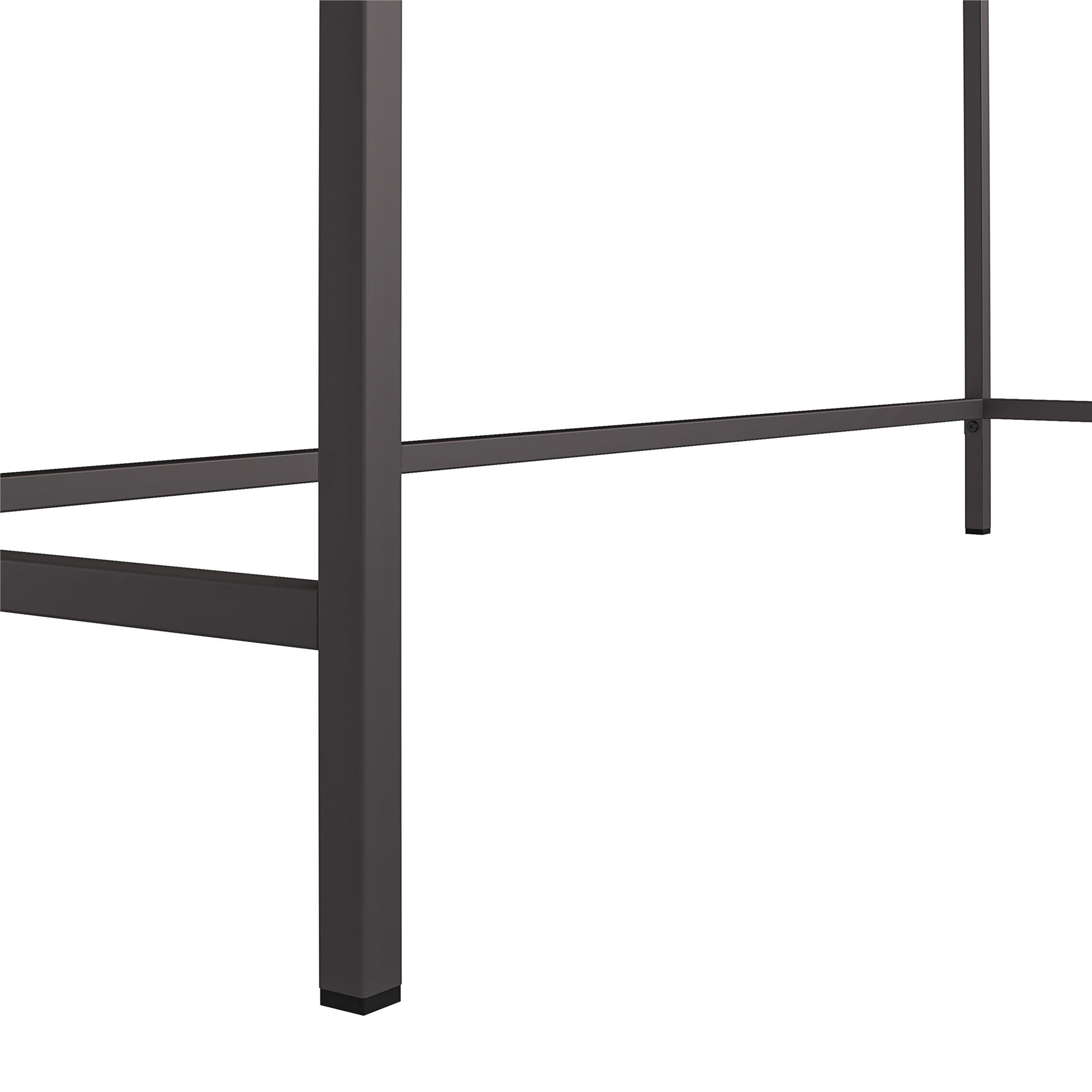 Systembuild Evolution Mission District Computer Desk - Graphite Grey