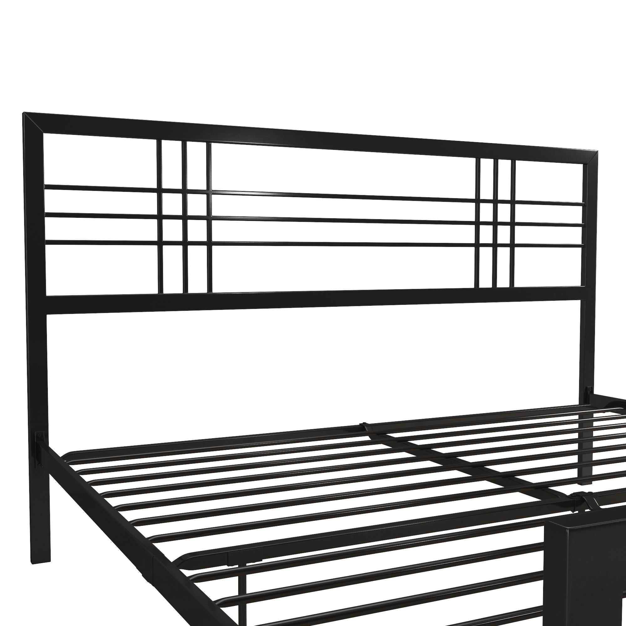 DHP Burbank Metal Bed - Black - King