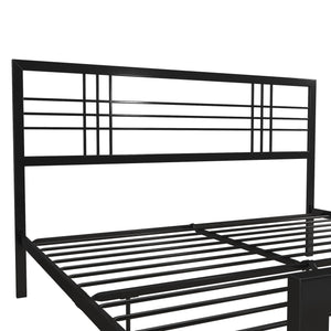 DHP Burbank Metal Bed - Black - King