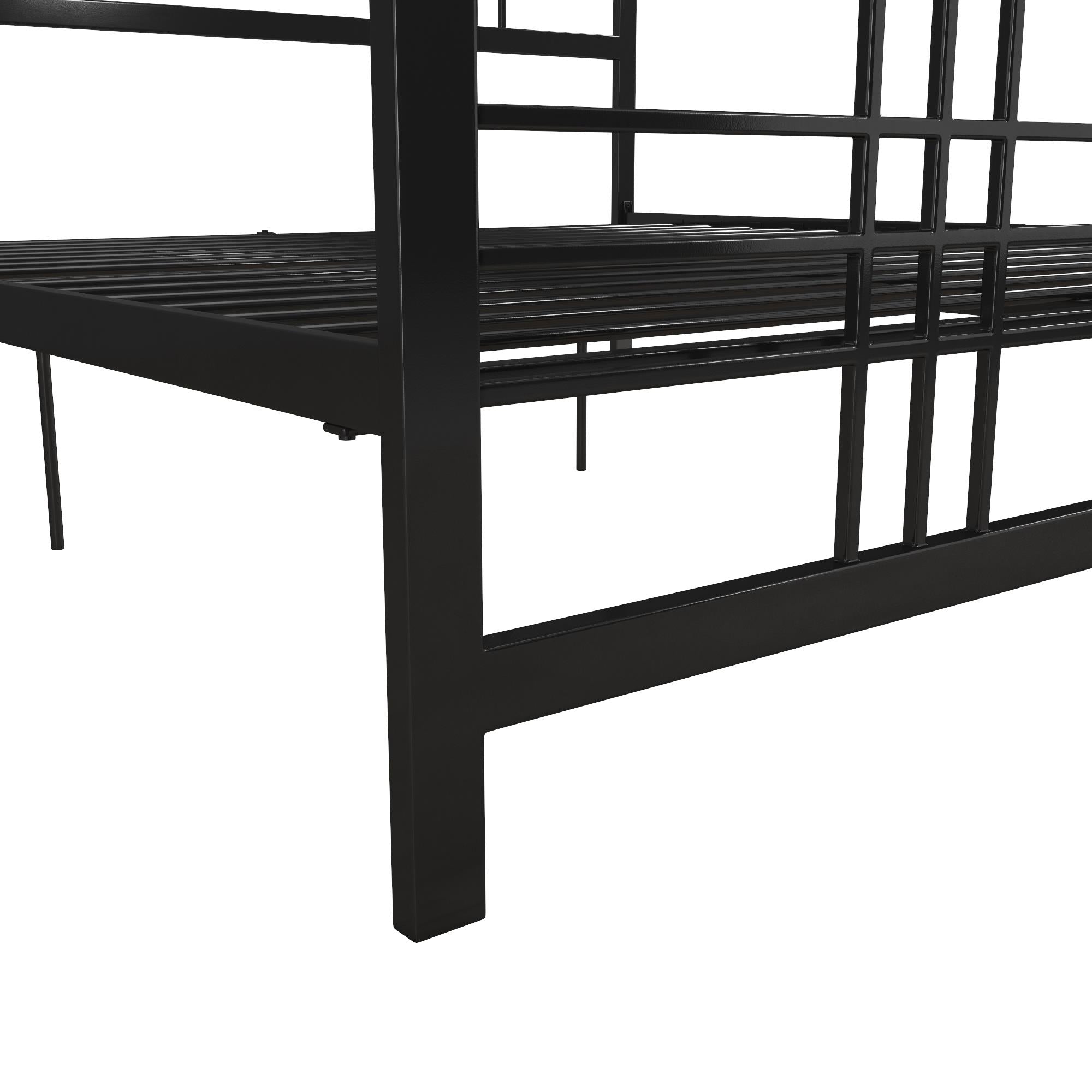 DHP Burbank Metal Bed - Black - King