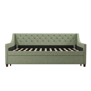 Novogratz Her Majesty Daybed and Trundle - Green - Twin