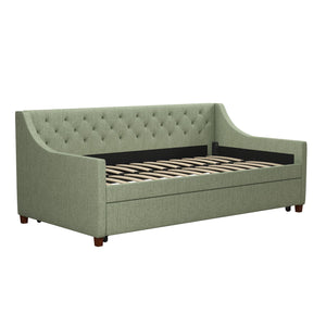 Novogratz Her Majesty Daybed and Trundle - Green - Twin
