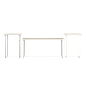 Ameriwood Home Kently Coffee and End 3-Piece Table Set - Natural