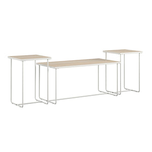 Ameriwood Home Kently Coffee and End 3-Piece Table Set - Natural
