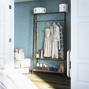 Ameriwood Home Drexel Closet Storage Rack - Pale Oak