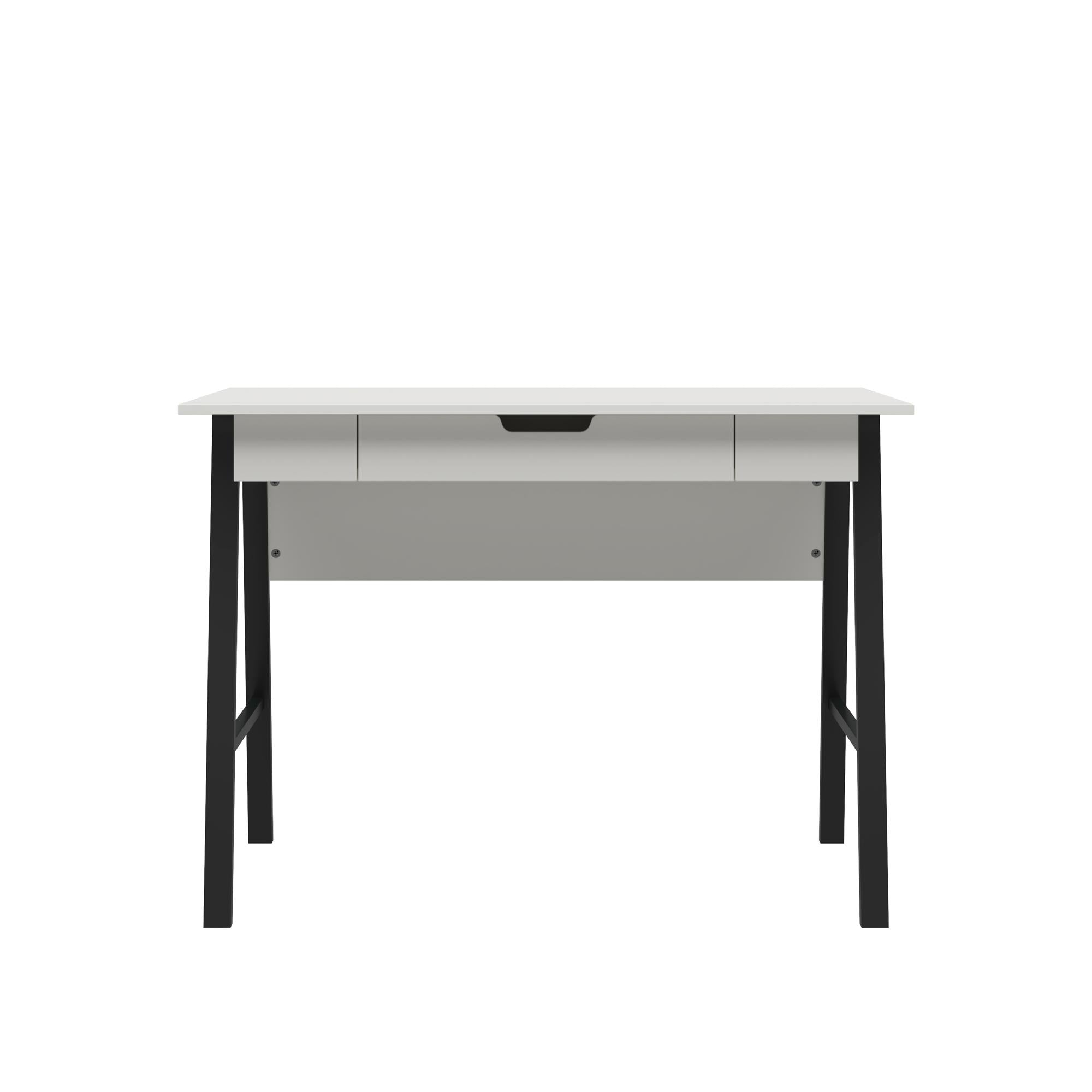 Ameriwood Home Oxford Computer Desk with Drawer - White/Black