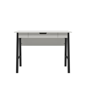 Ameriwood Home Oxford Computer Desk with Drawer - White/Black